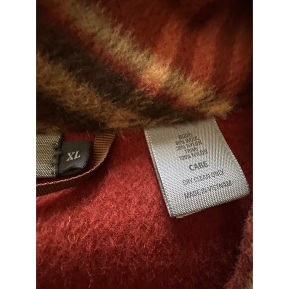 REI Co-op Mens Plaid Fleece Jacket Full Zip XL‎ Extra Large Outdoor - Picture 6 of 8